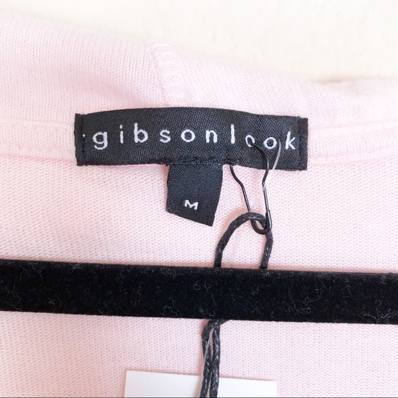 New Gibsonlook Convertible Neckline Cozy Tunic Top in Lotus Pink - Picture 9 of 11